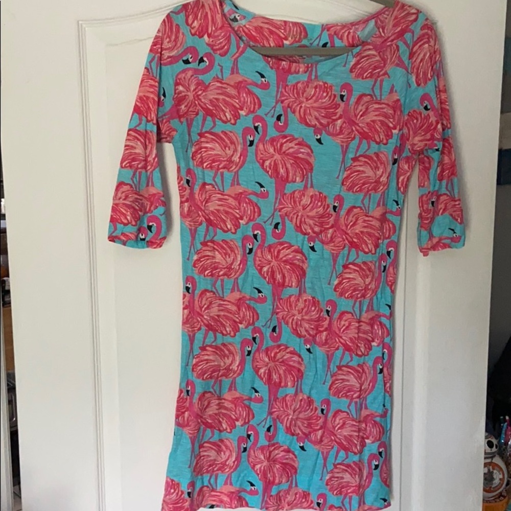 Lilly Pulitzer flamingo Dress